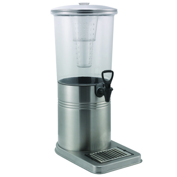 Service Ideas Levigo Cold Beverage Dispenser with Black Spigot, 3.5 Gallon LEV35GBS